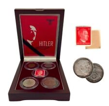Third Reich Nazi Germany: 4 Coin 1 Stamp Boxed Collection picture