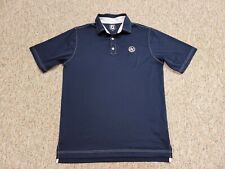 FootJoy Polo Shirt Mens Large Blue Golf Performance Contrast Stitching Outdoors picture