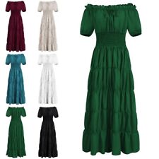Ladies Party Cocktail Dresses Short Sleeve Long Maxi Dress Women Vintage Holiday picture