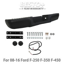 For 2008-2016 Ford F-250 F-350 Super Duty Fleetside Rear Step Bumper Assembly picture