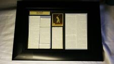 Rare 1939 Ted Williams Rookie Yr Sports Portrait w/ News Article + Baseball Card picture