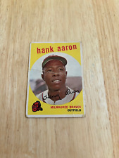 1959 Topps Hank Aaron Card picture