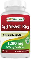 Best Naturals Red Yeast Rice 1200 mg 60 Tablets  picture