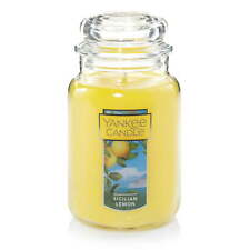 Yankee Candle Sicilian Lemon - 22 oz Original Large Jar Scented Candle picture