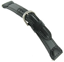 19mm Timex Gray/Black Water Resistant Double Stitched Mens Sports Watch Band picture