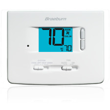 Braeburn 1020NC Single-Stage Dual Powered Thermostat White picture