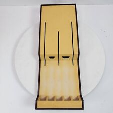 Vintage Mid Century Gold Cutco 5 Piece Knife Holder Wall Drawer Rack 17x6x2 Inch picture
