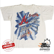RARE_Vintage Atlanta Braves White T-Shirt picture