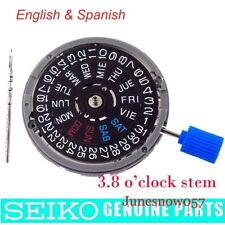 Movement NH36A English Spanish Double Date Circle 3.8 Crown Automatic Men Watch picture