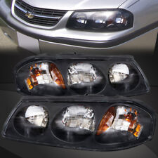 Headlights Headlamps Left+Right Pair Set Fits 2000-2005 Chevrolet Impala picture