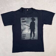 Vintage The Cure Shirt Mens Small Black Faded Short Sleeve Boys Dont Cry 2007 picture