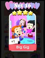 Special Offer 🌟🌟🌟🌟Monopoly Go -  4 Star Sticker Big Gig picture