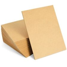 30 Sheets Thin Wood MDF Boards, Medium Density Fiberboard, 2mm, Brown, 6 x 8 In picture