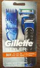 GILLETTE STYLER 3IN1 TRIM,SHAVE,EDGE WATERPROOF BEARD TRIMMER KIT NEW IN PACKAGE picture
