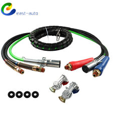 3-in-1 Wrap Set Air Line Hose Assemblies Fit For Semi&Truck&Tractor&Trailer 12Ft picture