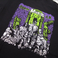 Vintage Misfits Earth A.D Cotton Black Men S-234XL T-shirt E142 picture