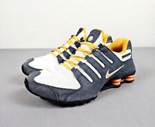 Nike Shox NZ Running Shoes Blue Orange Nubuck Bubba Sneakers RARE Mens Size 12 picture