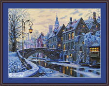 Merejka Counted Cross Stitch Kit Winter Evening K-169 picture