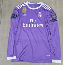 Real Madrid 2016-17 Purple Ronaldo #7 UCL Final Long Sleeve Jersey picture