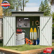 6 x4FT Garden Storage Metal Shed with lockable Door Outdoor Bike Tool Room House picture