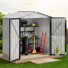 6X4 FT Heavy Duty Outdoor Storage Shed Large Metal Tool Sheds Storage House picture