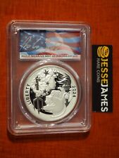 2024 P PROOF SILVER LIBERTY & BRITANNIA MEDAL PCGS PR70 FIRST DAY OF ISSUE BALAN picture