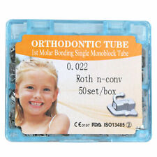 50 Sets/Box Dental Orthodontic 1st Molar Non-convertible Roth 0.22 Buccal Tube  picture