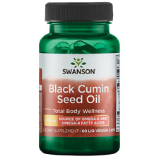 Swanson Black Cumin Seed Oil 500 mg 60 Liq Vegcap picture