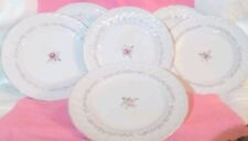Vintage Royal Swirl Fine China 6 10.25 Inch Dinner Plates picture