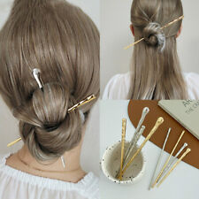 Chinese Style Metal Hair Chopsticks Stick Hairpin Chignon Pin Hair Accessory ✿ picture