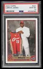 2003 TOPPS LEBRON JAMES RC PSA 10 CHASER⚡️POWER PACKS/GRAB BAGS⚡️READ DESCRD3 picture