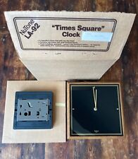 Vintage Nutone MCM Clock Chime Doorbell Surface Mount Black & Gold New Open Box picture