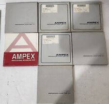 Lot of 6x Used Vintage Ampex 631 + 1x 641 Reel To Reel Magnetic Tapes [7x TOTAL] picture