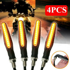 4PCS Motorcycle Led Turn Signal Indicator Blinker Amber Lights Universal Durable picture
