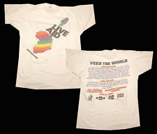 New Vintage Live Aid 1985 Philadelphia Concert T Shirt picture