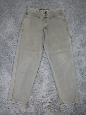 Vintage Marithe Francois Girbaud Jeans Men 33 Faded Green Cotton Denim Stone USA picture
