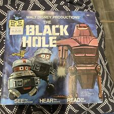 Vintage Walt Disney The Black Hole Sci-Fi See Hear Read Book & Record 1979 picture