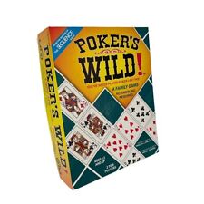 Pokers Wild Family Poker Board Game By Jax Vintage 2005 No Gambling Required picture