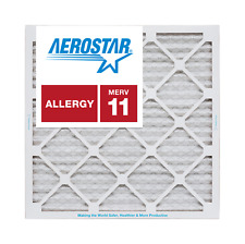 Aerostar 21x21x1 MERV 11 Furnace Air Filter, 6 Pack picture