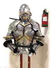 Medieval Handmade Gothic Half Suit of Armor Combat Knight Halloween Costume picture