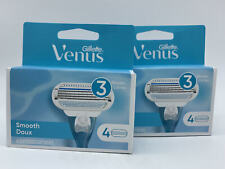 Lot of 2 Venus Smooth Doux 3-Blade Razor Heads, 4 Cartridges picture