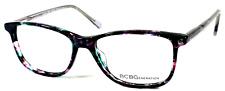 BCBGENERATION “ANGEL” NOS Purple/Teal Tortoise Eyeglasses Frame 51-15-135 picture