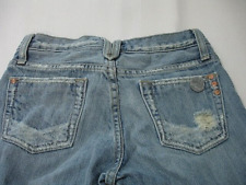 Vintage MISS ME Denim Women's Embellished Distressed Low Rise Boot Cut Jeans 26 picture