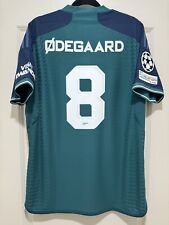 Odegaard #8 Mens LARGE Adidas Arsenal Authentic Third Jersey Champions League picture