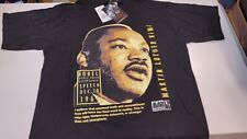 VTG 90s Y2K Made In USA MLK Martin Luther King Rap Tee T Shirt 2XL picture