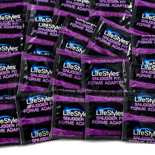 LifeStyles Snugger fit condoms * Smaller narrower shorter * Close feel Conform picture