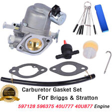Carburetor Carb & Gasket For Briggs Stratton 597128 596375 Engine W/Cleaning Kit picture