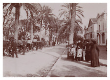 France, Hyères, Portrait on the Boulevard, Vintage Print, circa 1900 Print Vint picture