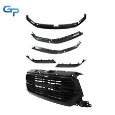 Fit For Ram 1500 2019-2022 Front Upper Grille Molding&Upper Grille Glossy Black picture