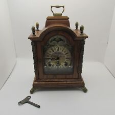 Vintage German Warmink WUBA Moonphase Clock- Desk / Mantle w/ key picture